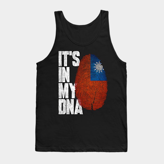 It's In My DNA Taiwanese Shirt Proud Hispanic Gift Taiwan Flag Tank Top by heart teeshirt